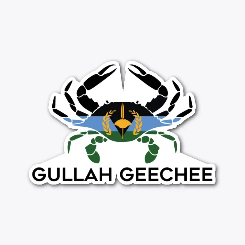 Gullah Geechee Crab Sticker